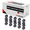 Compatível Pack 10x Fita GR24/GR51/EP102 Preto/Vermelho