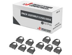 Compatível Pack 10x Epson LQ-2500 Preto Fita Matrix