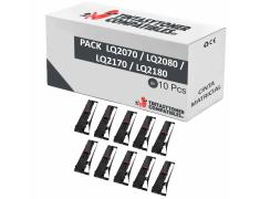 Compatível PACK 10X Fita de matriz EPSON LQ2070 / LQ2080 / LQ2170 / LQ2180