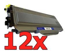 Pacote compatível 12 x Brother TN-2120