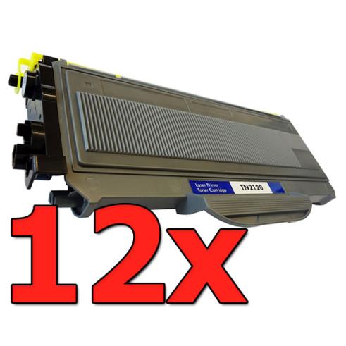 Pacote compatível 12 x Brother TN-2120