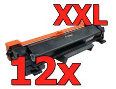 Pacote compatível 12 X Brother TN-2420 XXL