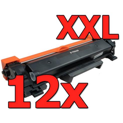 Pacote compatível 12 X Brother TN-2420 XXL