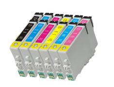 Pacote compatível 12 x EPSON T0481/2/3/4/5/6