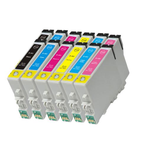 Pacote compatível 12 x EPSON T0481/2/3/4/5/6