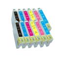 Pacote compatível 12 x EPSON T0801/2/3/4/5/6