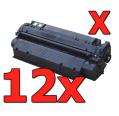 Pacote compatível 12 x HP C7115X Preto