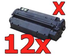 Pacote compatível 12 x HP C7115X Preto