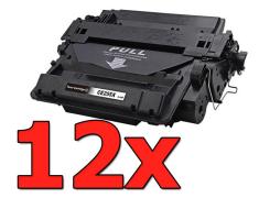 Pacote compatível 12 x HP CE255X Premium
