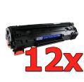 Pacote compatível 12 x HP CE285A