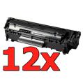 Pacote compatível 12 x HP Q2612A