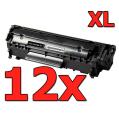 Pacote compatível 12 x HP Q2612X