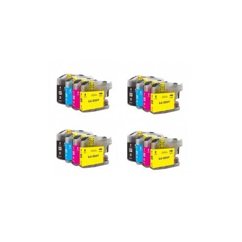 Pacote compatível 16 x BROTHER LC-227 / LC-225