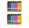 Pacote compatível 16 x EPSON T1811 / 2/3/4 18XL