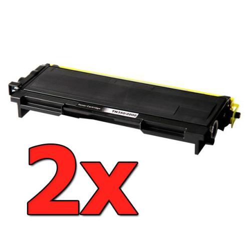 Pacote compatível 2 x BROTHER TN-2000