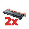 PACK compatível 2 X BROTHER TN-2420