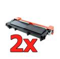 PACK compatível 2 X BROTHER TN-2420