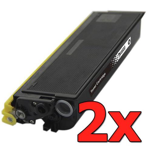 Pacote compatível 2 x BROTHER TN-7600