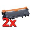 Pacote Compatível 2 x Brother TN2310 2320