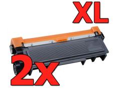 Pacote Compatível 2 x Brother TN2310 2320 XXL