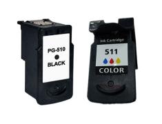 Pacote Compatível 2 x Canon PG-510 / CL-511