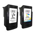 Pacote Compatível 2 x Canon PG-512 / CL-513