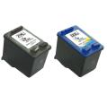 Pacote compatível 2 X HP 21/22 XL