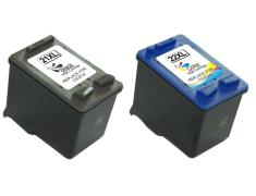 Pacote compatível 2 X HP 21/22 XL