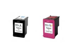 Pacote compatível 2 x HP 302 XL