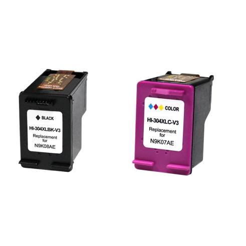 Pack 2 x Compatível com HP 304 XL