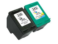 Compatível Pack 2 x HP 338 - HP 343