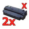 Pacote compatível 2 x HP C7115X Preta