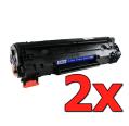 Pacote compatível 2 x HP CB435A
