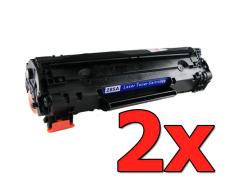 Pacote compatível 2 x HP CB435A