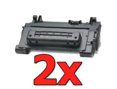 Pacote compatível 2 x HP CC364A Preto