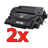 Pacote compatível 2 x HP CE255X Premium