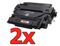 Pacote compatível 2 x HP CE255X Premium