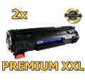 2 unidades de toner HP CE285A COMPATÍVEL PREMIUM XXXL