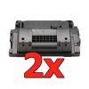 Pacote compatível 2 x HP CE390X