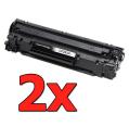 Pacote compatível 2 x HP CF283A Premium