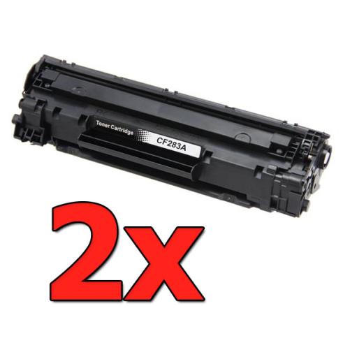 Pacote compatível 2 x HP CF283A Premium