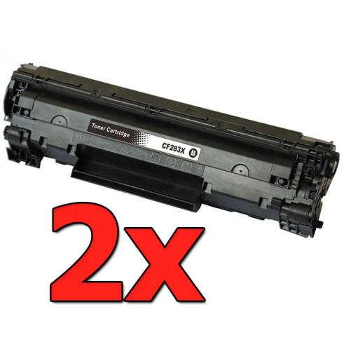 Pacote compatível 2 x HP CF283X Premium