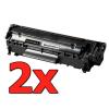Pacote compatível 2 x HP Q2612A
