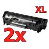 Pacote compatível 2 x HP Q2612X