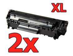 Pacote compatível 2 x HP Q2612X