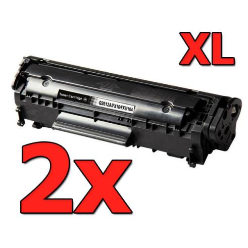 Pacote compatível 2 x HP Q2612X