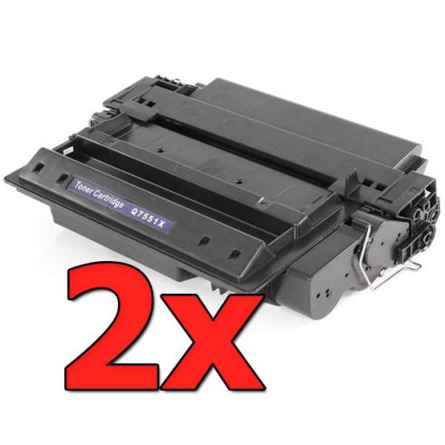 Pacote compatível 2 x HP Q7551X