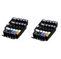 Pacote compatível 20 x CANON PGI-550 CLI-551