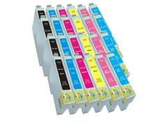 Pacote compatível 24 x EPSON T0801 / 2/3/4/5/6 remanufaturado
