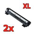 Compatível Pack 2x Brother TN-1050 XL